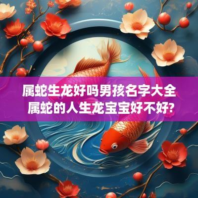 属蛇生龙好吗男孩名字大全 属蛇的人生龙宝宝好不好?