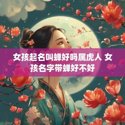 女孩起名叫蝉好吗属虎人 女孩名字带蝉好不好