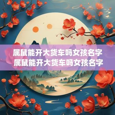 属鼠能开大货车吗女孩名字 属鼠能开大货车吗女孩名字叫什么