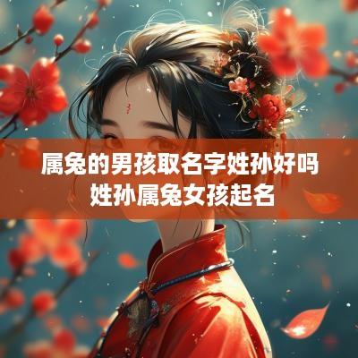 属兔的男孩取名字姓孙好吗 姓孙属兔女孩起名