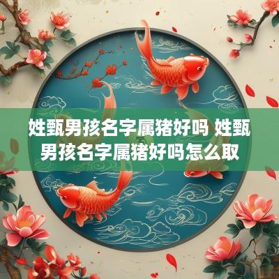 姓甄男孩名字属猪好吗 姓甄男孩名字属猪好吗怎么取