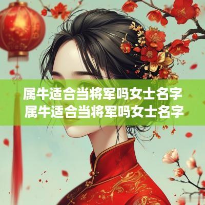 属牛适合当将军吗女士名字 属牛适合当将军吗女士名字叫什么