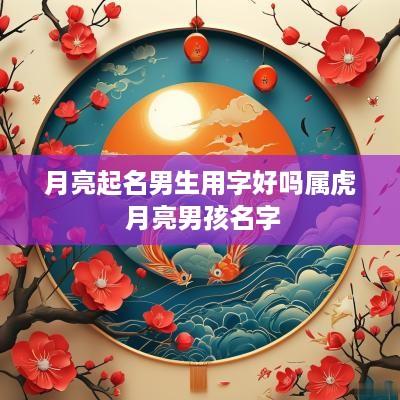 月亮起名男生用字好吗属虎 月亮男孩名字