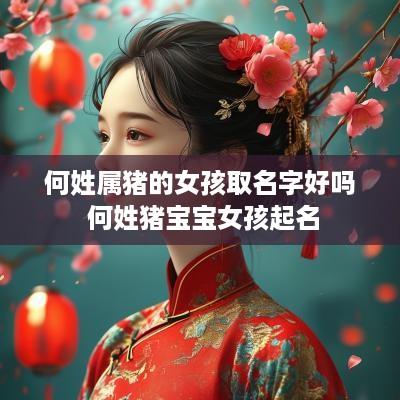 何姓属猪的女孩取名字好吗 何姓猪宝宝女孩起名