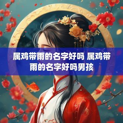 属鸡带雨的名字好吗 属鸡带雨的名字好吗男孩