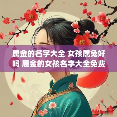 属金的名字大全 女孩属兔好吗 属金的女孩名字大全免费