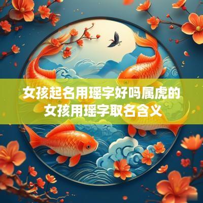 女孩起名用瑶字好吗属虎的 女孩用瑶字取名含义