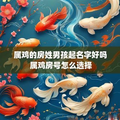 属鸡的房姓男孩起名字好吗 属鸡房号怎么选择