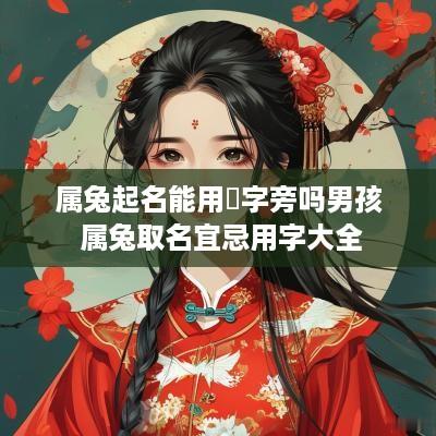 属兔起名能用彧字旁吗男孩 属兔取名宜忌用字大全