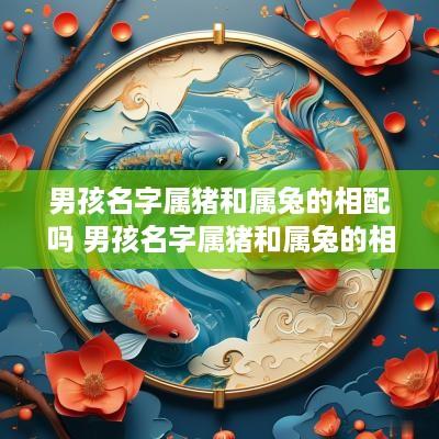 男孩名字属猪和属兔的相配吗 男孩名字属猪和属兔的相配吗好吗