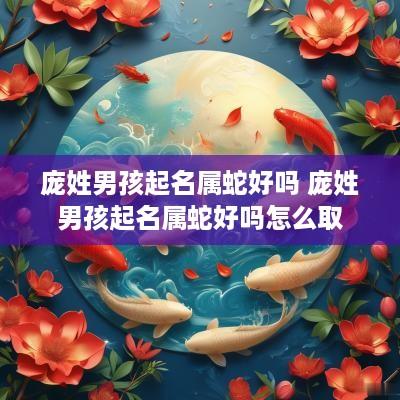 庞姓男孩起名属蛇好吗 庞姓男孩起名属蛇好吗怎么取