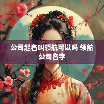 公司起名叫领航可以吗 领航公司名字