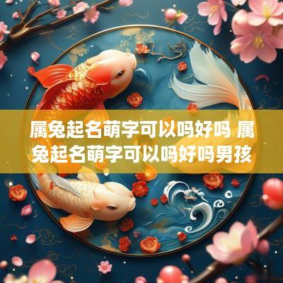 属兔起名萌字可以吗好吗 属兔起名萌字可以吗好吗男孩
