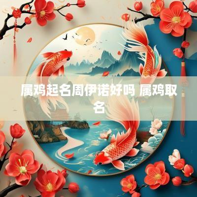属鸡起名周伊诺好吗 属鸡取名