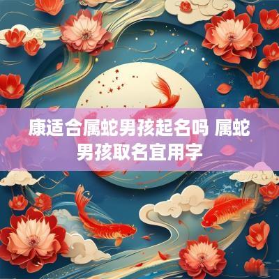 康适合属蛇男孩起名吗 属蛇男孩取名宜用字