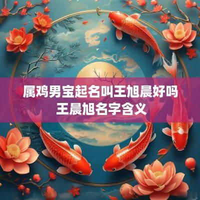 属鸡男宝起名叫王旭晨好吗 王晨旭名字含义