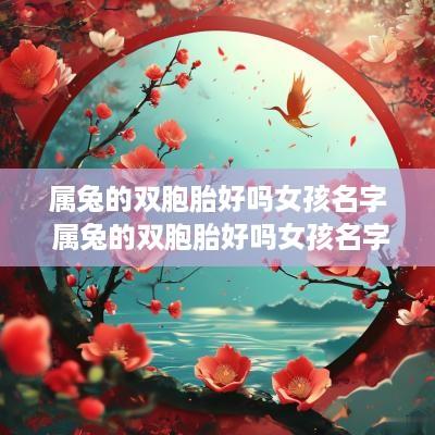 属兔的双胞胎好吗女孩名字 属兔的双胞胎好吗女孩名字大全