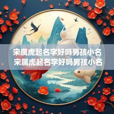 宋属虎起名字好吗男孩小名 宋属虎起名字好吗男孩小名叫什么