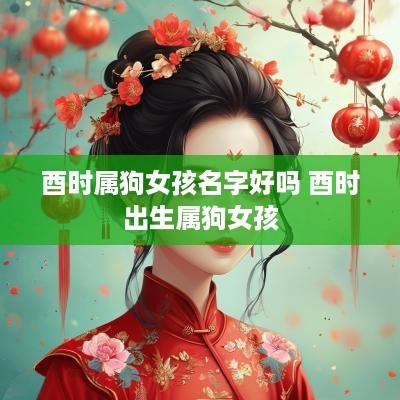 酉时属狗女孩名字好吗 酉时出生属狗女孩