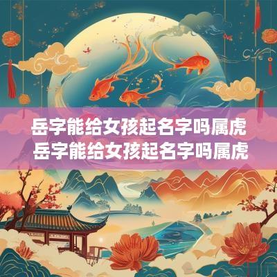 岳字能给女孩起名字吗属虎 岳字能给女孩起名字吗属虎的