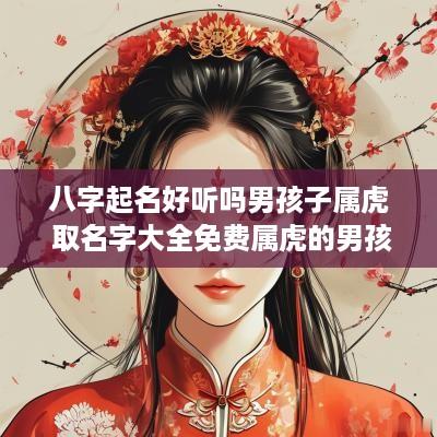 八字起名好听吗男孩子属虎 取名字大全免费属虎的男孩子