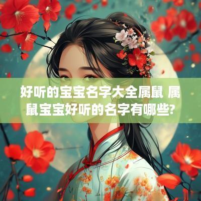 好听的宝宝名字大全属鼠 属鼠宝宝好听的名字有哪些?