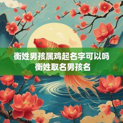 衡姓男孩属鸡起名字可以吗 衡姓取名男孩名
