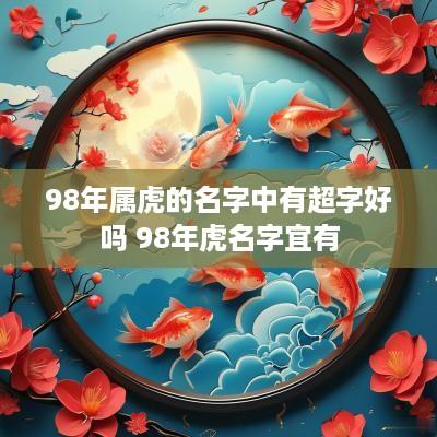 98年属虎的名字中有超字好吗 98年虎名字宜有