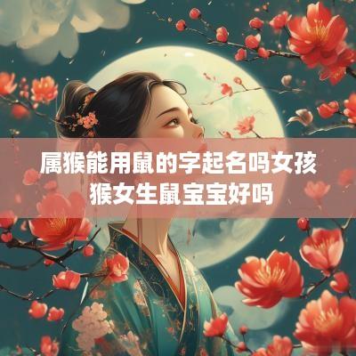 属猴能用鼠的字起名吗女孩 猴女生鼠宝宝好吗