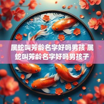 属蛇叫芳龄名字好吗男孩 属蛇叫芳龄名字好吗男孩子