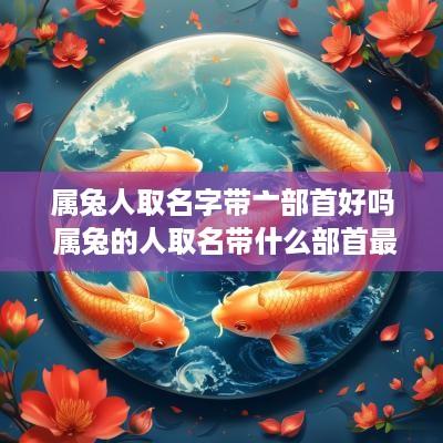 属兔人取名字带亠部首好吗 属兔的人取名带什么部首最好?