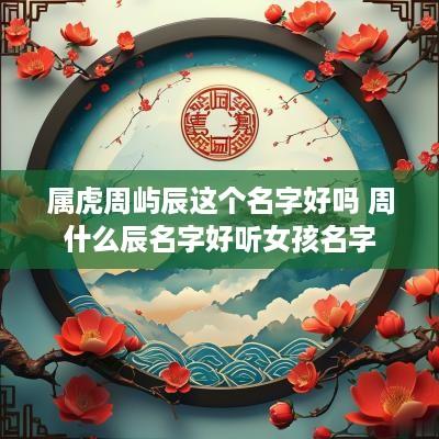 属虎周屿辰这个名字好吗 周什么辰名字好听女孩名字