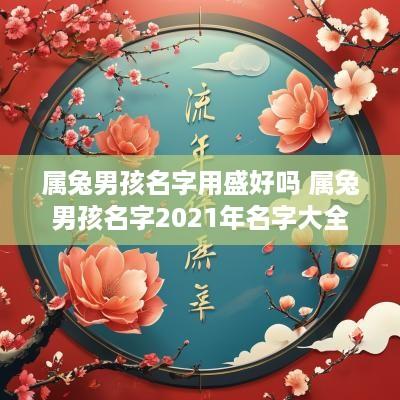 属兔男孩名字用盛好吗 属兔男孩名字2025年名字大全 属兔男孩名字用盛好吗 属兔男孩名字2025年名字大全