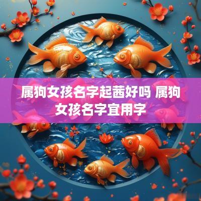 属狗女孩名字起茜好吗 属狗女孩名字宜用字