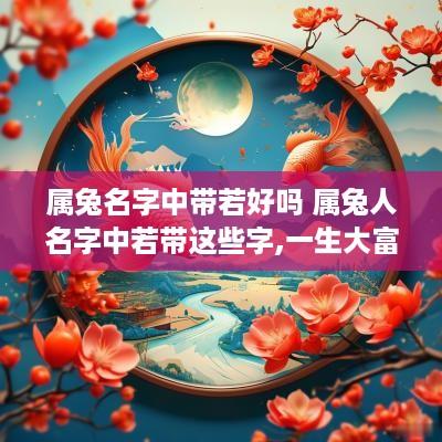 属兔名字中带若好吗 属兔人名字中若带这些字,一生大富大贵