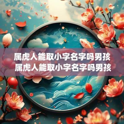 属虎人能取小字名字吗男孩 属虎人能取小字名字吗男孩子