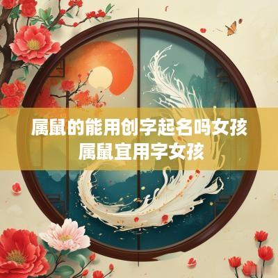 属鼠的能用创字起名吗女孩 属鼠宜用字女孩