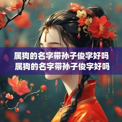 属狗的名字带孙子俊字好吗 属狗的名字带孙子俊字好吗女孩