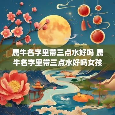 属牛名字里带三点水好吗 属牛名字里带三点水好吗女孩