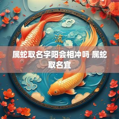 属蛇取名字阳会相冲吗 属蛇取名宜