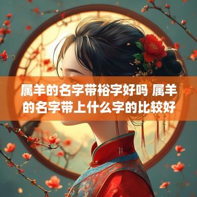 属羊的名字带裕字好吗 属羊的名字带上什么字的比较好