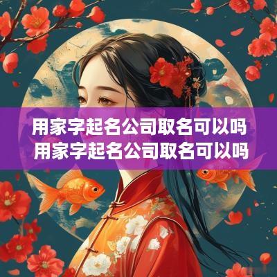 用家字起名公司取名可以吗 用家字起名公司取名可以吗女孩