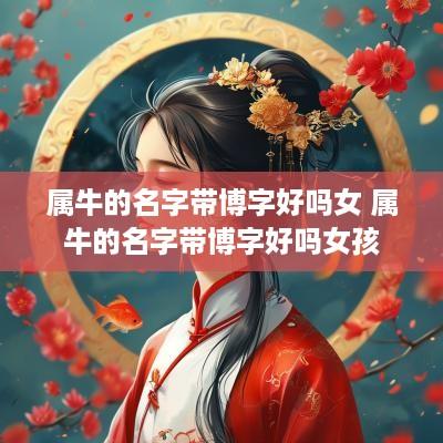 属牛的名字带博字好吗女 属牛的名字带博字好吗女孩