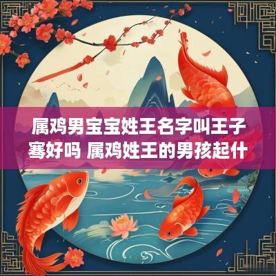 属鸡男宝宝姓王名字叫王子骞好吗 属鸡姓王的男孩起什么名字好