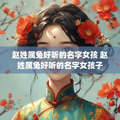 赵姓属兔好听的名字女孩 赵姓属兔好听的名字女孩子