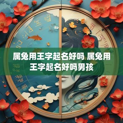 属兔用王字起名好吗 属兔用王字起名好吗男孩