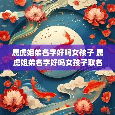 属虎姐弟名字好吗女孩子 属虎姐弟名字好吗女孩子取名