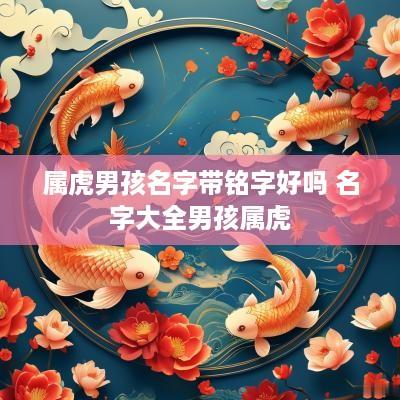 属虎男孩名字带铭字好吗 名字大全男孩属虎
