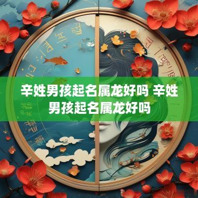 辛姓男孩起名属龙好吗 辛姓男孩起名属龙好吗