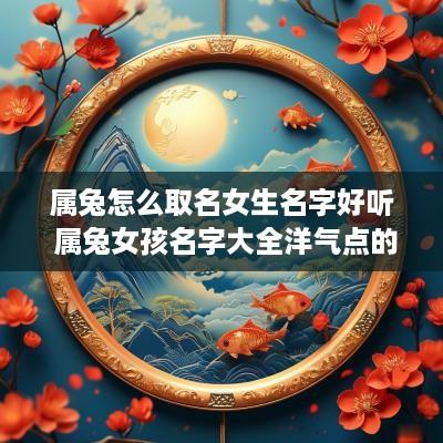 属兔怎么取名女生名字好听 属兔女孩名字大全洋气点的